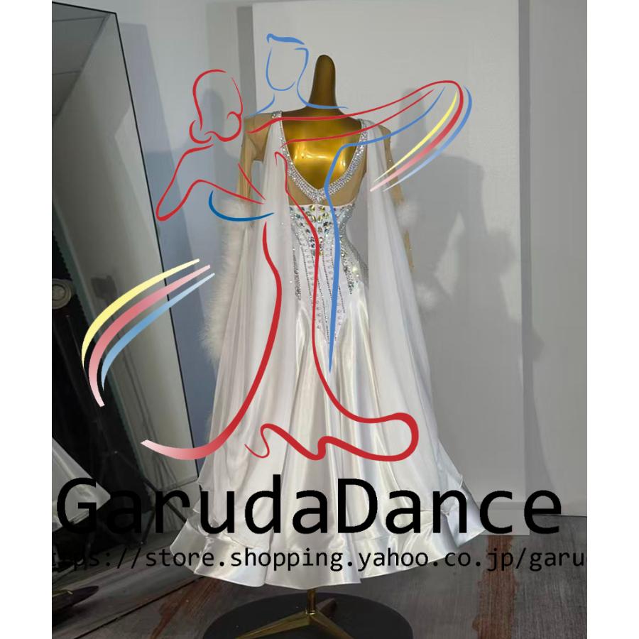 Garuda SHOP　レディース社交ダンス衣装　競技ドレス　モダンドレス高級ドレス　発表会用演出服　 高級服　セミオーダー可　スタンダードドレス　品番9684 |  | 01