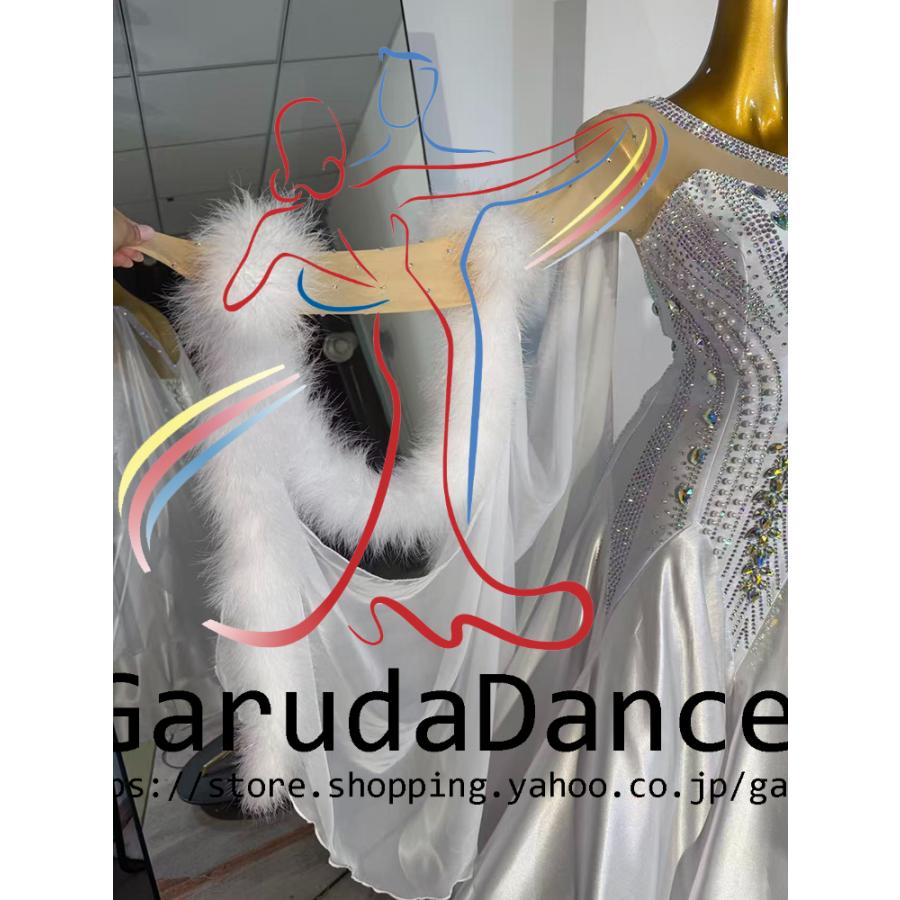 Garuda SHOP　レディース社交ダンス衣装　競技ドレス　モダンドレス高級ドレス　発表会用演出服　 高級服　セミオーダー可　スタンダードドレス　品番9684 |  | 02