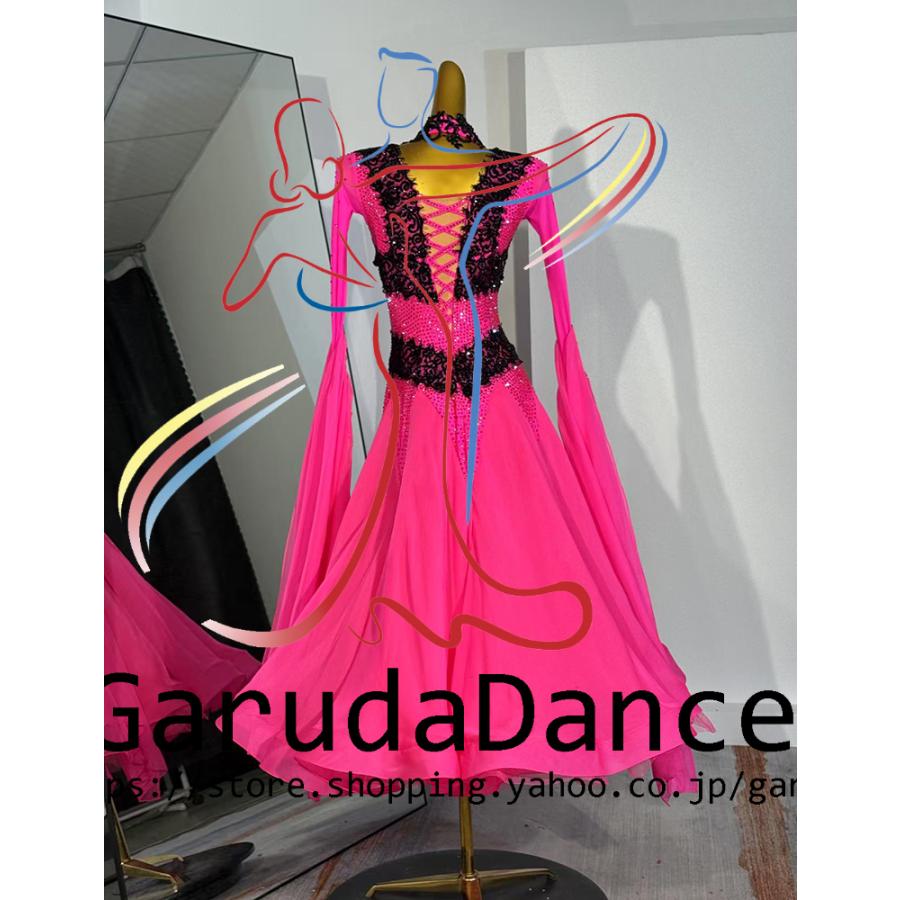 Garuda SHOP レディース社交ダンス衣装 競技ドレス モダンドレス高級