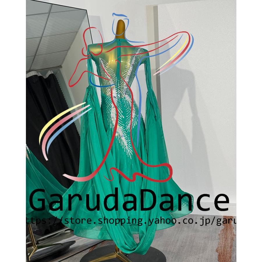 【NEW！ 超特価品】社交ダンス用ドレス 競技用 モダンドレス ソシアルダンス Garuda SHOP レディース社交ダンス衣装 競技ドレス モダンドレス高級