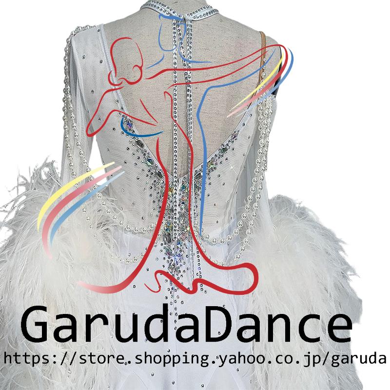 Garuda SHOP　レディース社交ダンス衣装　競技ドレスモダンドレス高級ドレス　発表会用演出服　 高級服　セミオーダー可　スタンダードドレス　品番9777_2