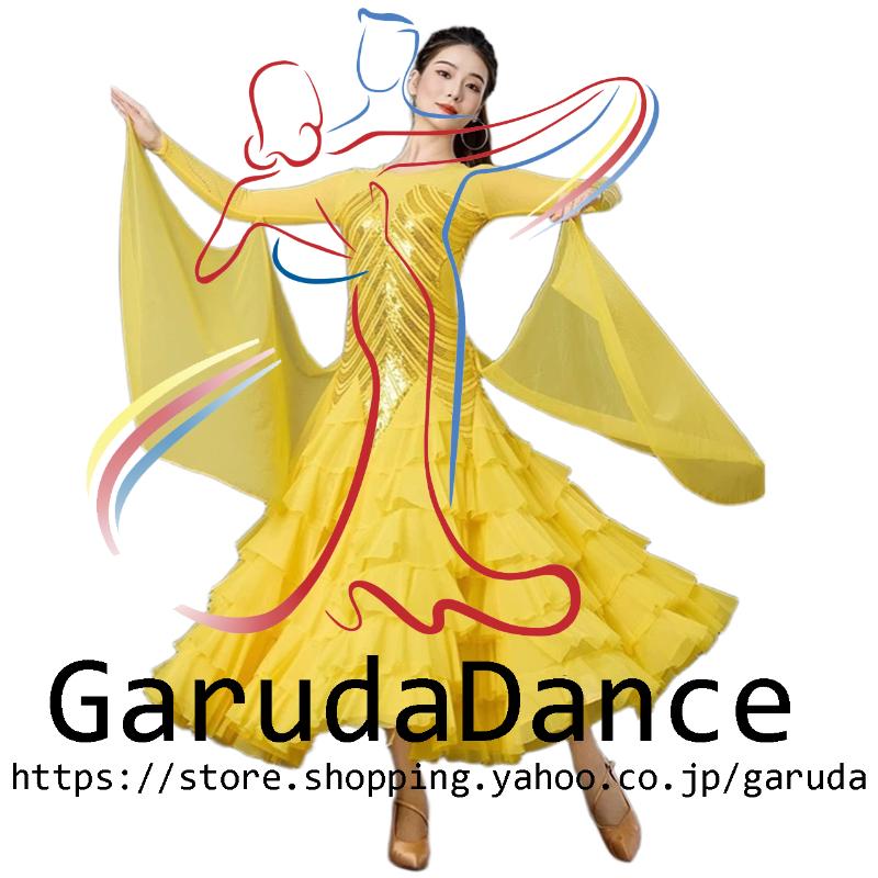 Garuda SHOP 社交ダンス衣装 レディースダンスレッスン練習ドレス