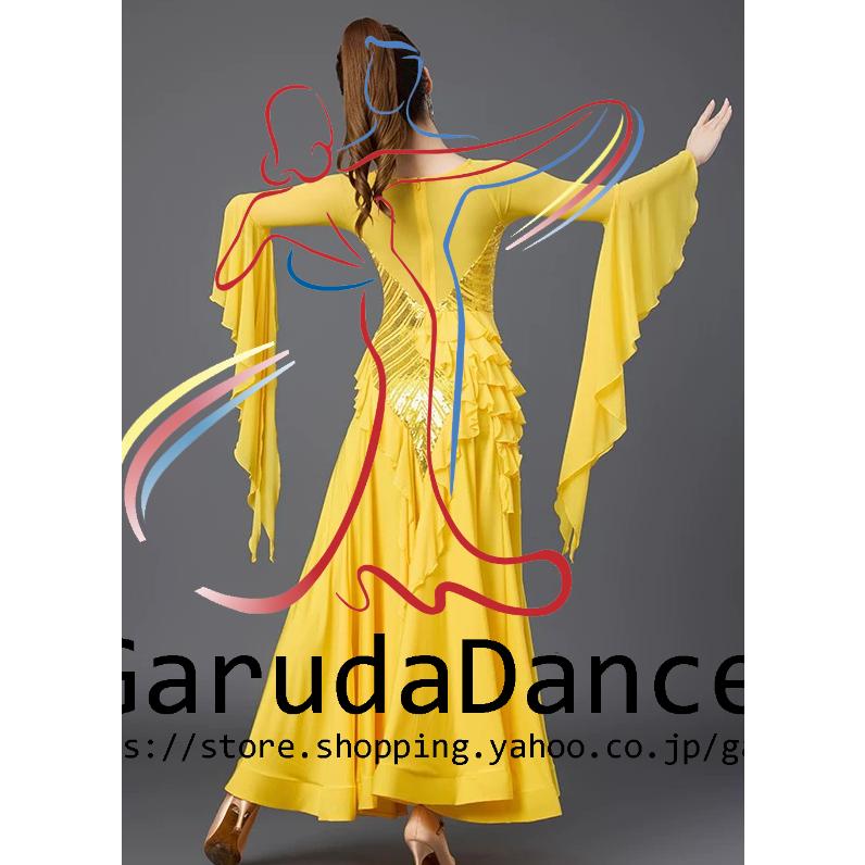 Garuda SHOP 社交ダンス衣装 レディースダンスレッスン練習ドレス