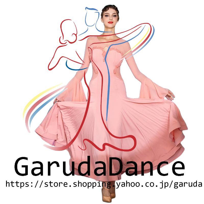 Garuda SHOP 社交ダンス衣装 女性モダンドレス 発表会競技パーティ用