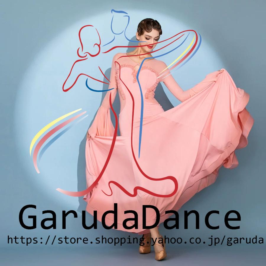 Garuda SHOP 社交ダンス衣装 女性モダンドレス 発表会競技パーティ用