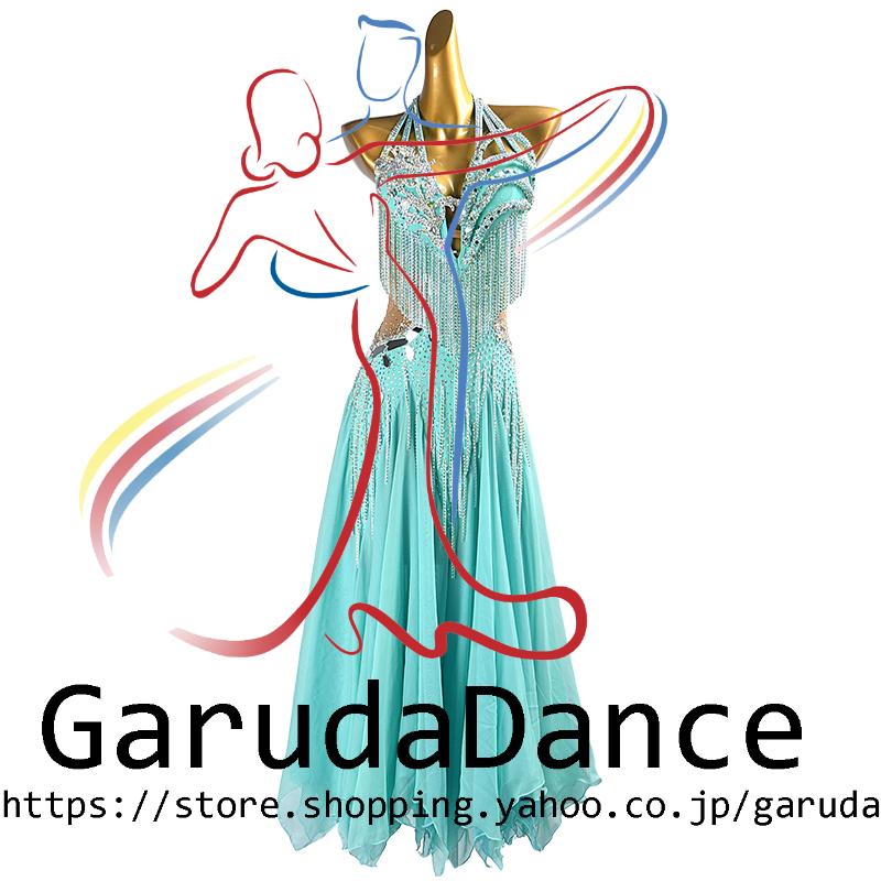 Garuda SHOP 社交ダンス高級衣装 セミオーダードレス ラテン競技高級