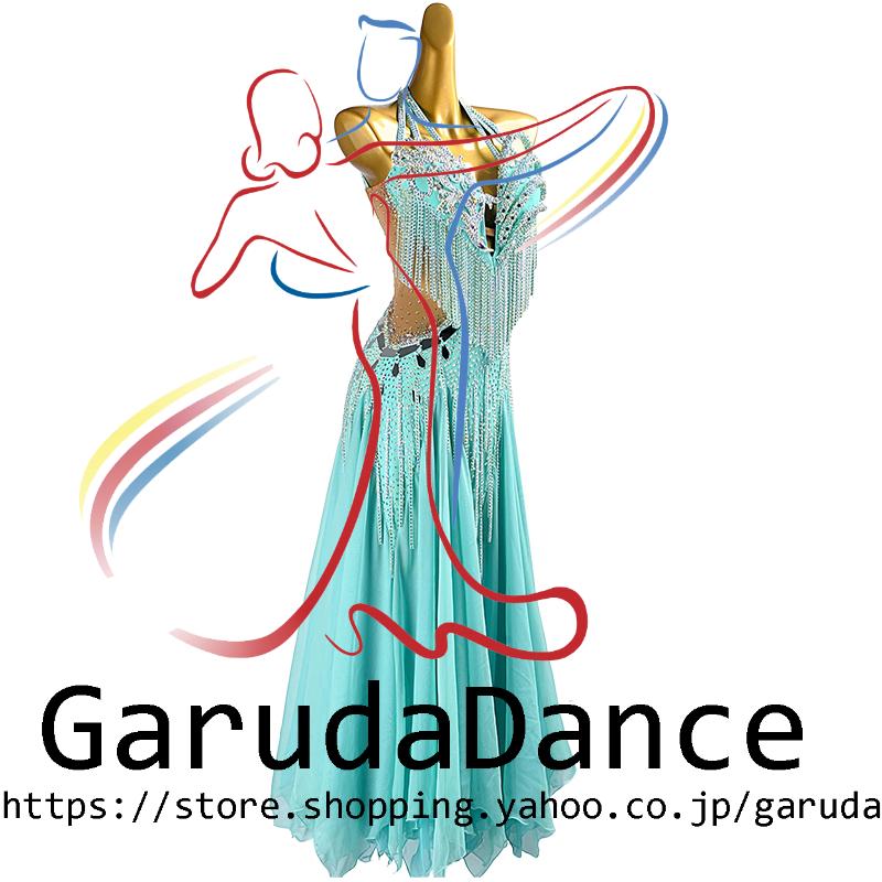 Garuda SHOP 社交ダンス高級衣装 セミオーダードレス ラテン競技高級