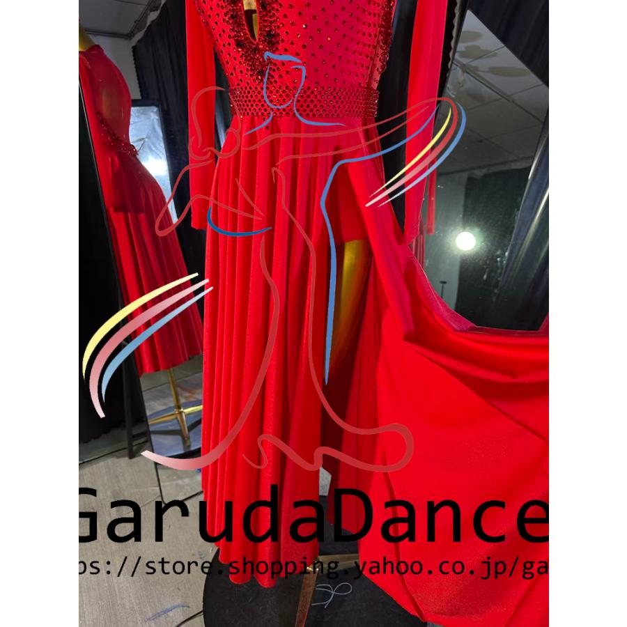 Garuda SHOP 社交ダンス高級衣装 セミオーダードレス ラテン競技高級