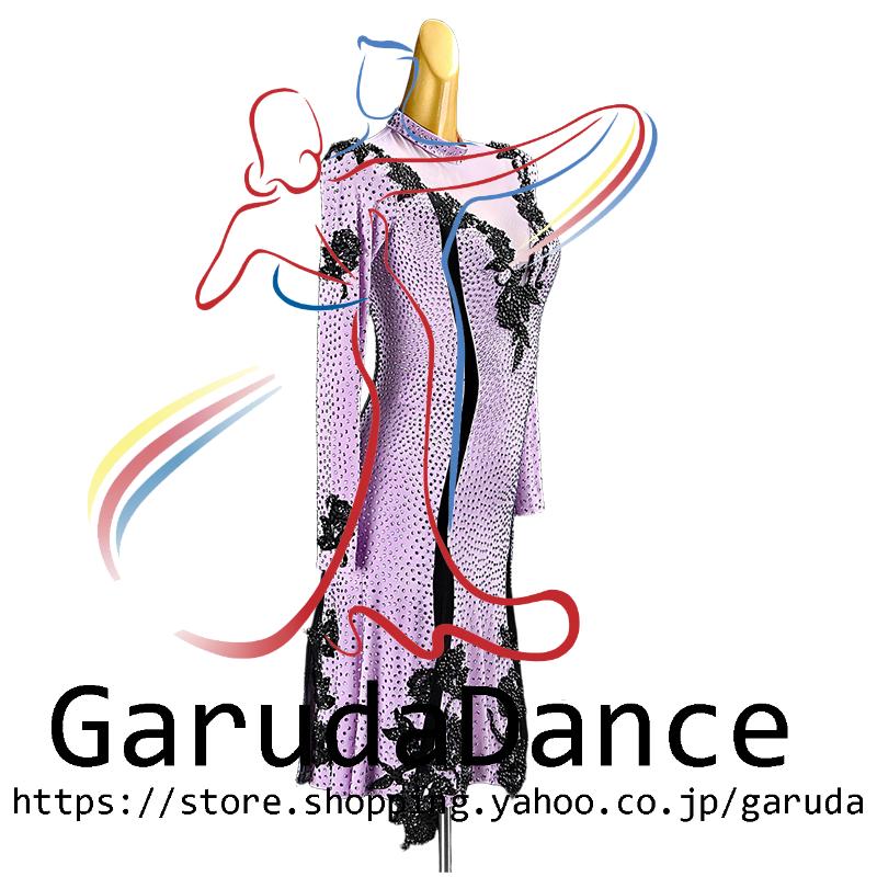 Garuda SHOP 社交ダンス高級衣装 セミオーダードレス ラテン競技高級