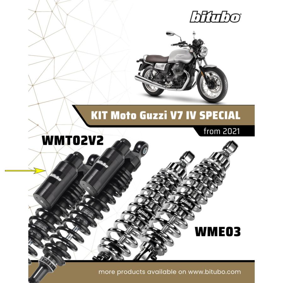 bitubo ビチューボ モトグッチ V7 850 (21-)用リア bitubo ビチューボ モトグッチ V7 850 (21-)用リア