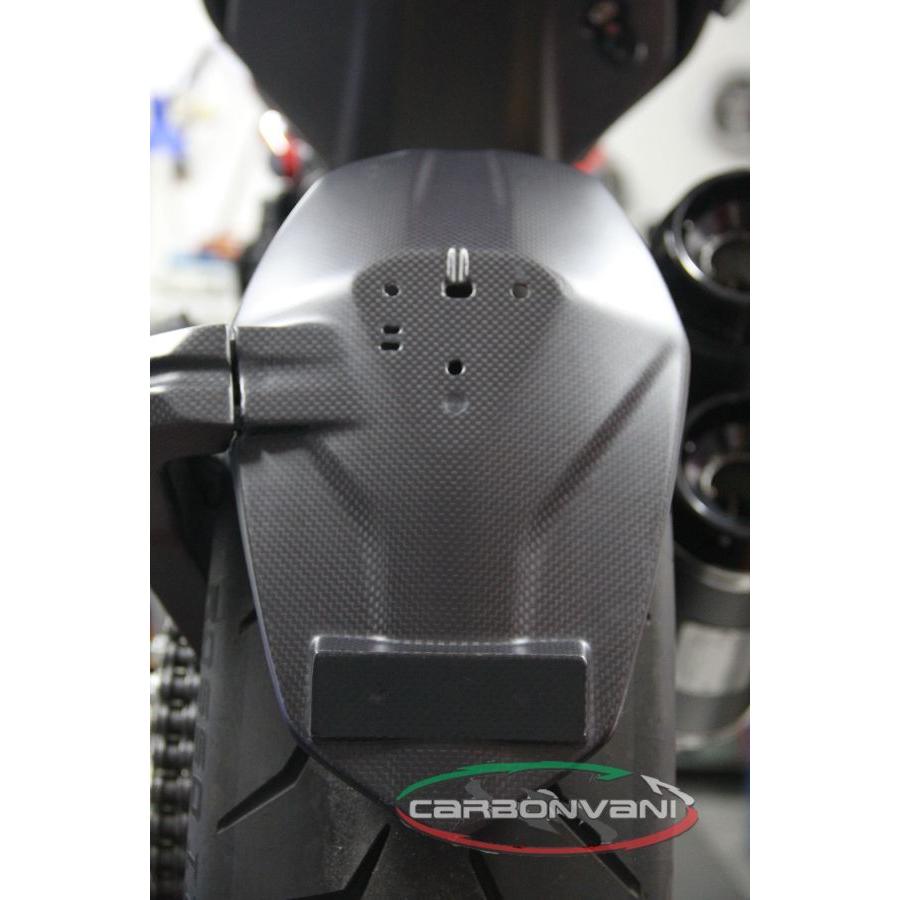 モンスター 821/1200用：ナンバープレート： カーボン製・CARBONVANI(カーボンバーニ)DUCATI・MONSTER821/1200： ドゥカティの画像