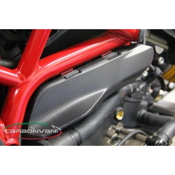 モンスター1200 MY17~：アッパーエンジンカバー 左用 / カーボン製・CARBONVANI(カーボンバーニ)DUCATI・MONSTER1200：2017〜 ドゥカティの画像