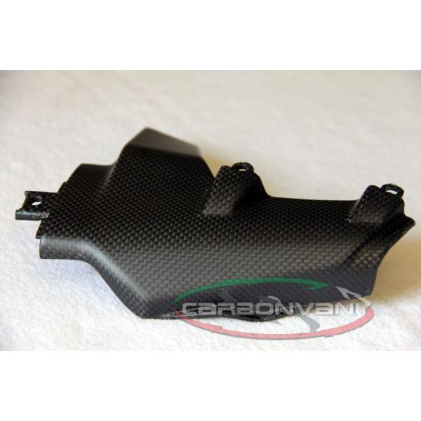 モンスター 821/1200用：アッパーエンジンカバー 右用： カーボン製・CARBONVANI(カーボンバーニ)DUCATI・MONSTER821/1200： ドゥカティ
