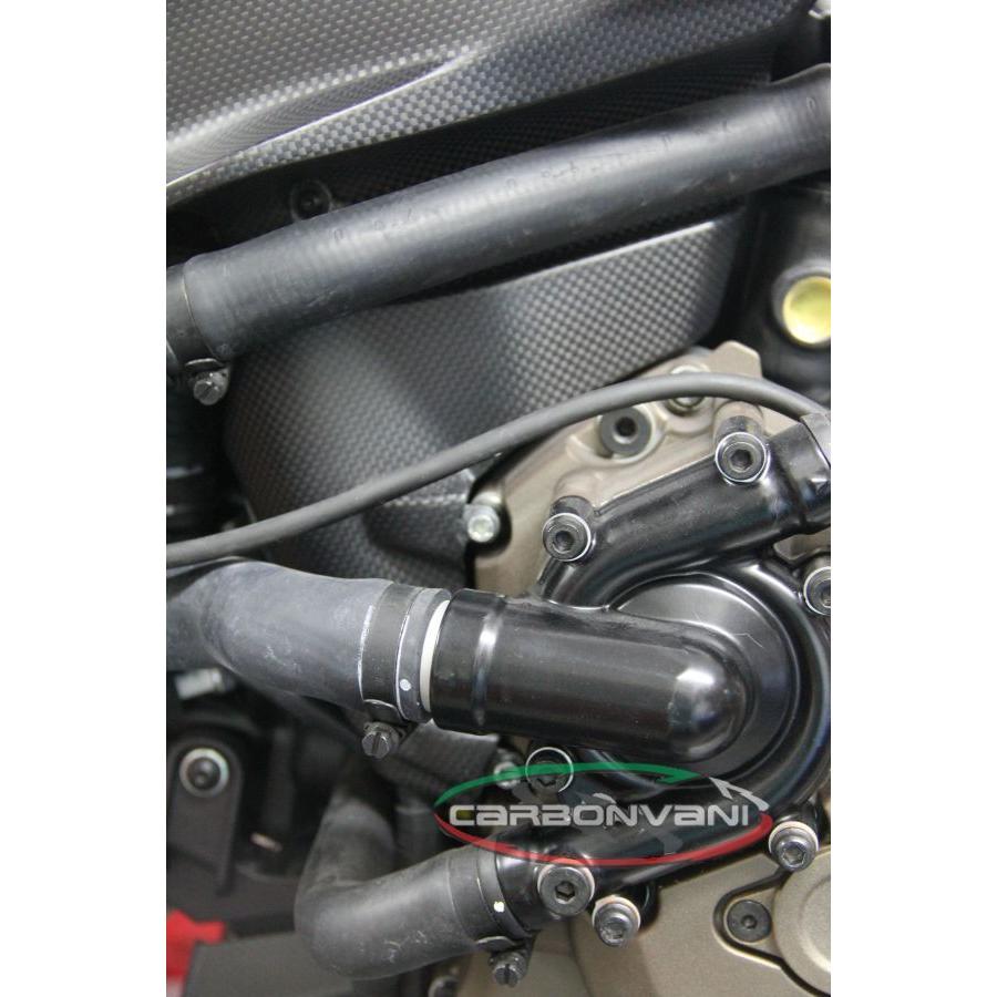 モンスター 821/1200用：アッパーエンジンカバー 右用： カーボン製・CARBONVANI(カーボンバーニ)DUCATI・MONSTER821/1200： ドゥカティの画像