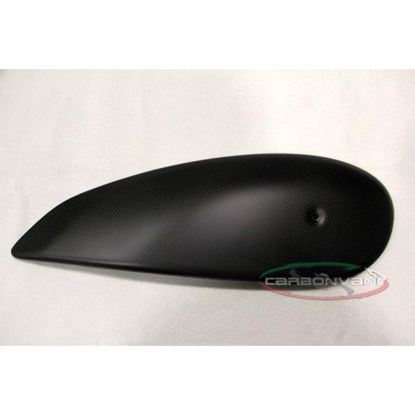 スクランブラー：タンクカバーサイドパネルカーボン製・CARBONVANI