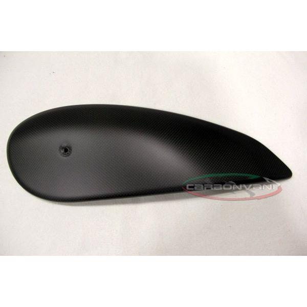 スクランブラー：タンクカバーサイドパネルカーボン製