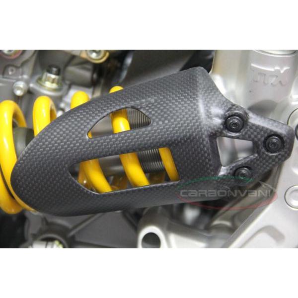 DUCATIパニガーレ用 カーボンサスペンションガード DV2-25】PanigareV2：サスペンションガード / カーボン製・CARBONVANI