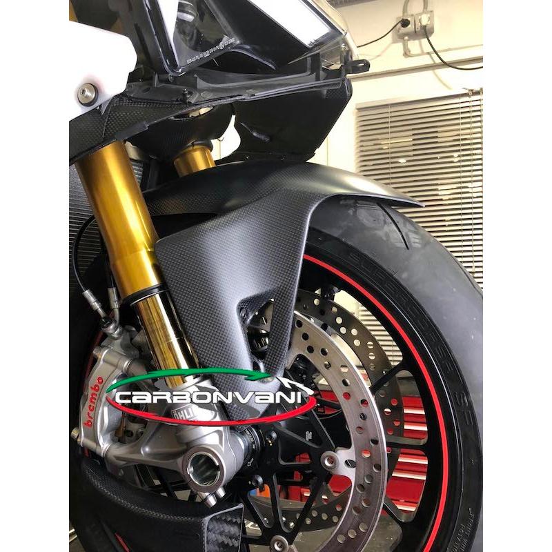DUCATI V4.S 2018~2019：フロント・フェンダー / カーボン製・CARBONVANI(カーボンバーニ)ドゥカティの画像