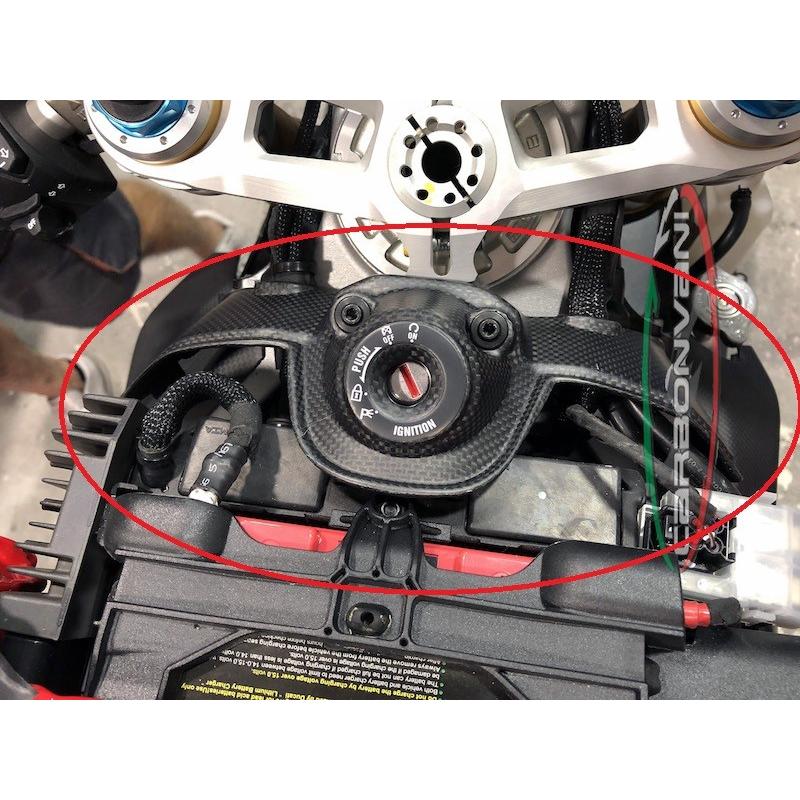 DV4-16】CARBONVANI DUCATI PANIGALE V4(パニガーレV4) キーカバー 艶