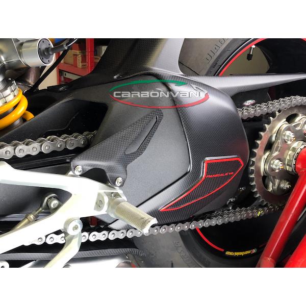 DUCATI V4R 2020~：スイングアームガード / カーボン製・CARBONVANI 