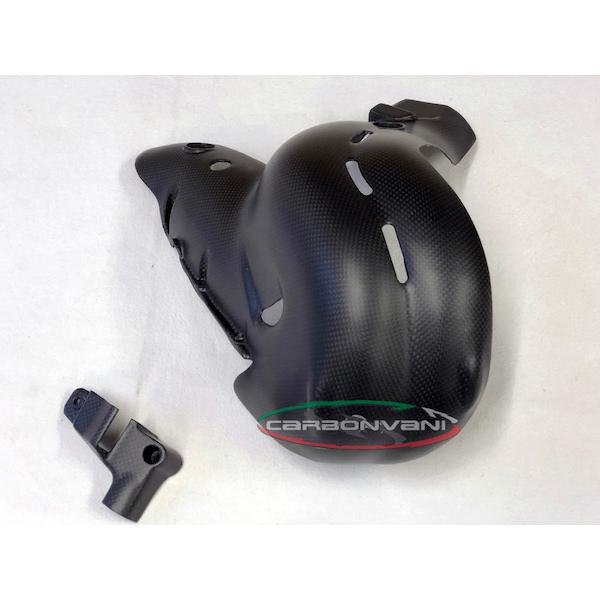 DUCATI V4.S 2020~2021：エキゾーストヒートガード(EURO4) / カーボン製・CARBONVANI(カーボンバーニ)ドゥカティ