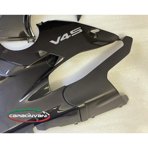 PANIGALE V4.S 2022：アクラ用アンダーカウルKIT 4ピース / カーボン製