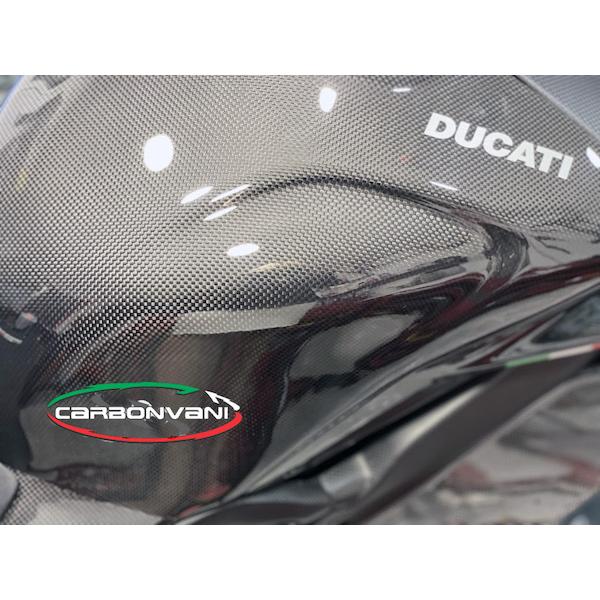 PANIGALE V4.S 2022：タンクカバー / カーボン製・CARBONVANI(カーボン