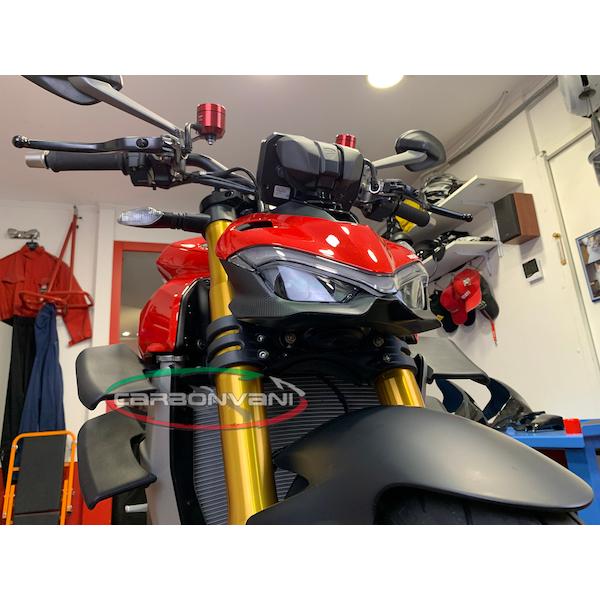 CARBONVANI DUCATI STREETFIGHTER V4.S(ストリートファイターV4.S)  ロアヘッドライト・フェアリング 艶あり・艶なし(選択可)の画像