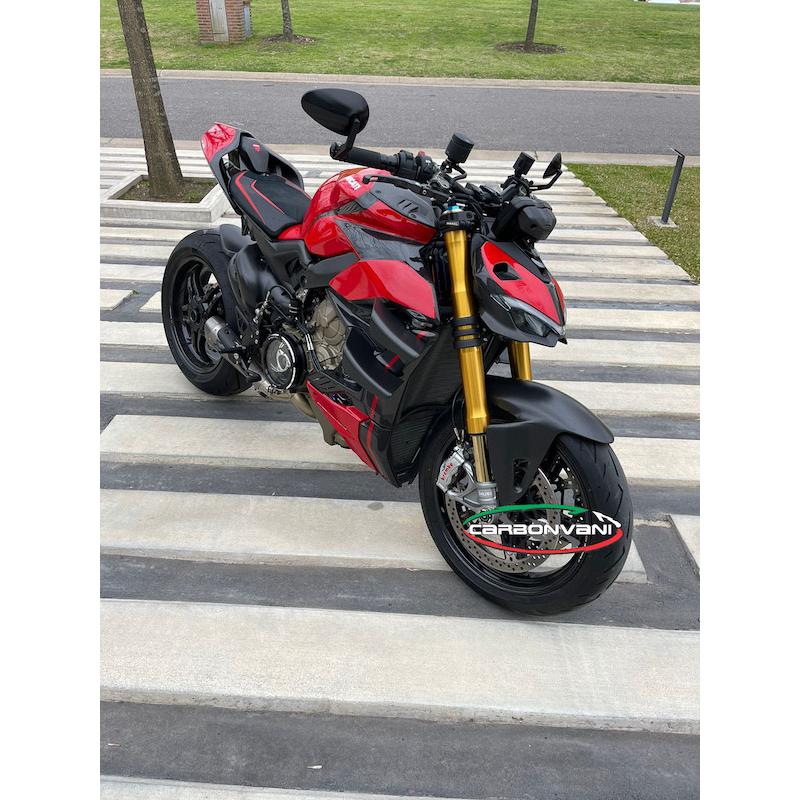 Ducati ストリートファイターV4カーボン製ラジエーターサイドカウル DUCATI StreetFighterV4S:ラジエーターカバー / カーボン製