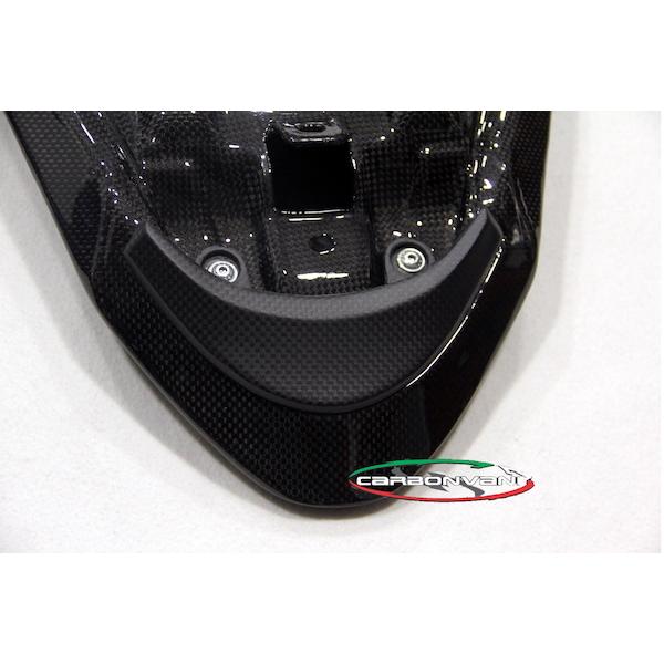 Xディアベル用：タンデムシートカバー： カーボン製・CARBONVANI