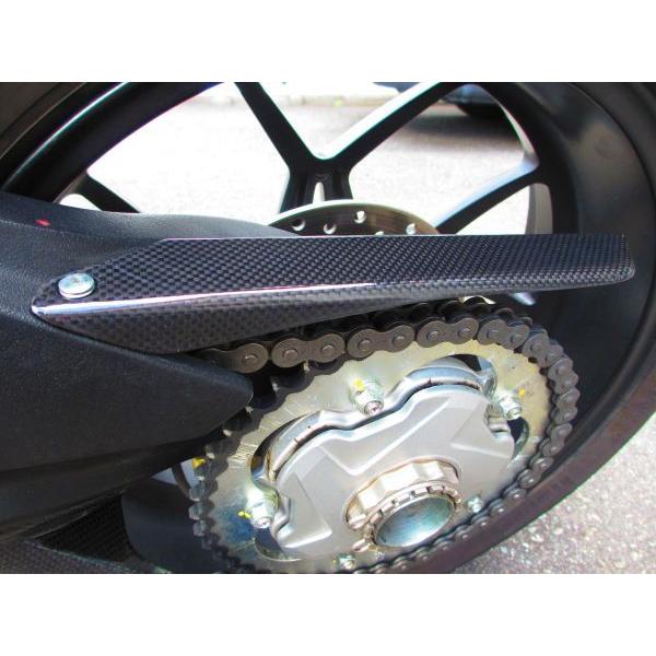 ドラッグスター(14-17)用：アッパー・チェーンガード：カーボン製・CARBONVANI(カーボンバーニ)MV AGUSTA・DRAGSTER 14-17の画像