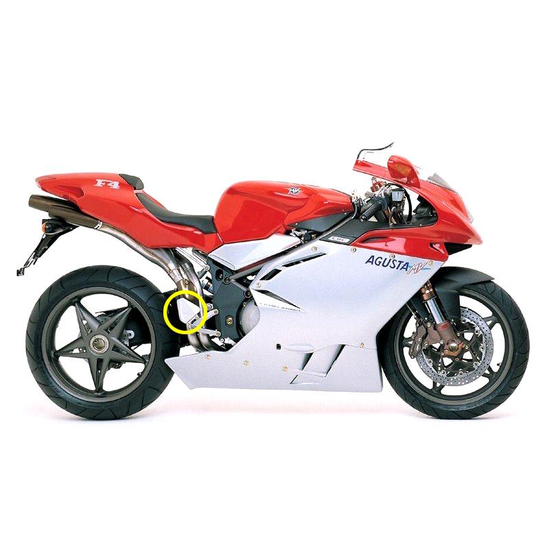400#401 SPEEDCARBON ヒールプレートセット MV Agusta F4(-2009)専用