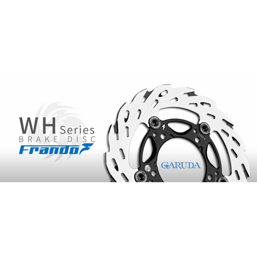 Frando フランド FY03-4 WH series フローティングブレーキディスク シグナスX BWS (Front)用_9