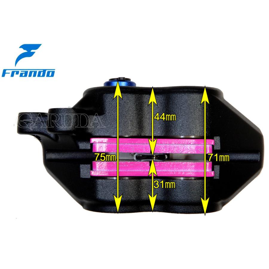 Frando フランド FCF-640MGT 4POT 鍛造モノブロックキャリパー