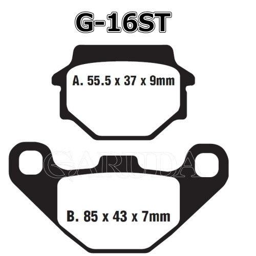 カワサキ：バリオス(BALIUS) ZR250 A1-A3 (リア)等用 || GOODRIDGE