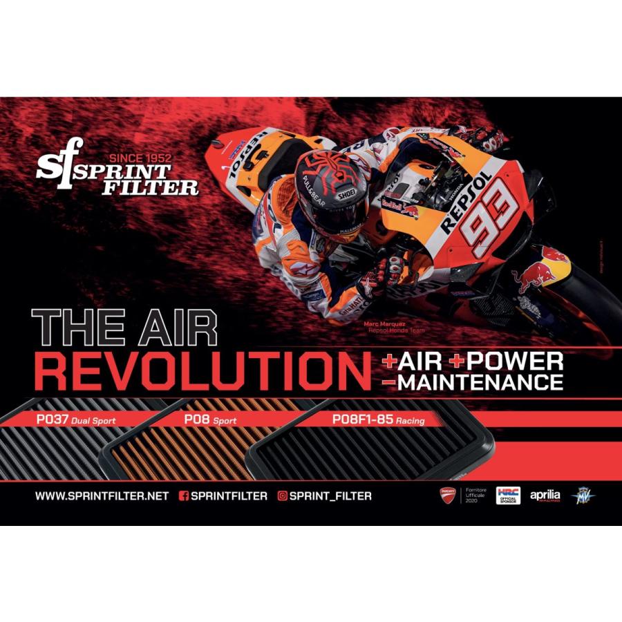 ブランド登録なし スプリントフィルター【PM158S F1-85】※レース専用※ ホンダ CBR1000RR [SC77] (17-19 ...