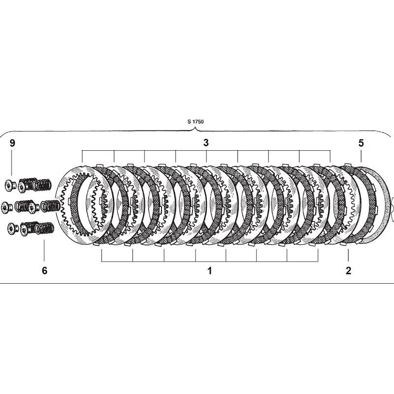 S1750 SURFLEX DUCATI 851・888SP系用 クラッチキット : GARUDA ONLINE