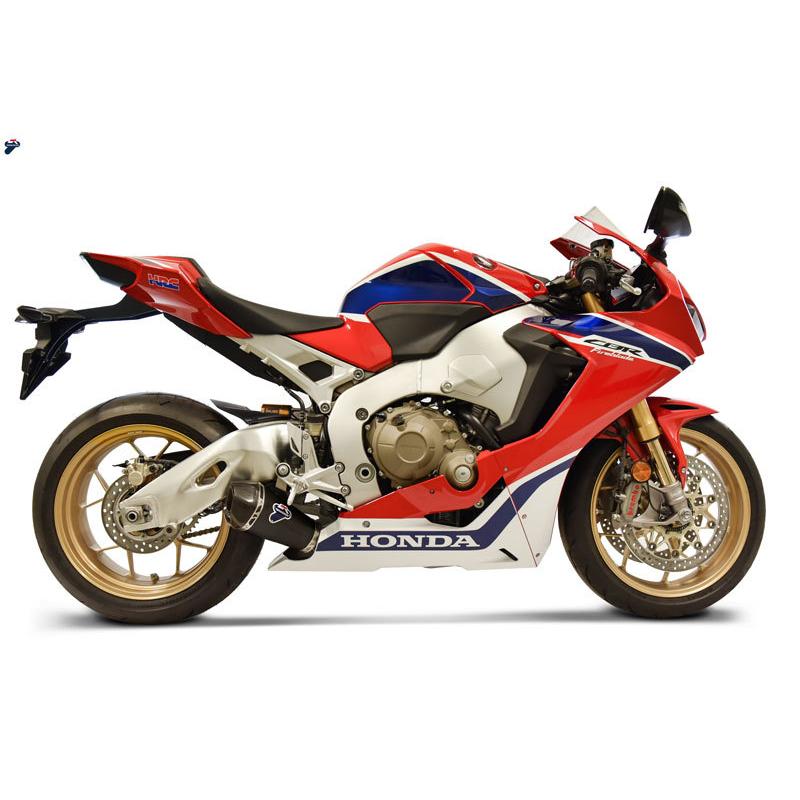TERMIGNONI:HONDA_CBR 1000 COMPLETE SYSTEM(17-19)フルエキゾーストKIT_SO09 RLV ブラックチタン・コニカル・サイレンサー + コレクター