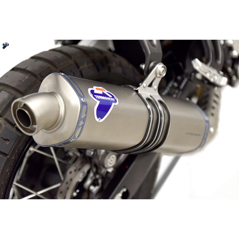 Y131 TERMIGNONI YAMAHA TENERE700(テネレ700）20-21 スリップオン チタン・サイレンサー 【ステンレスパイプ】の画像
