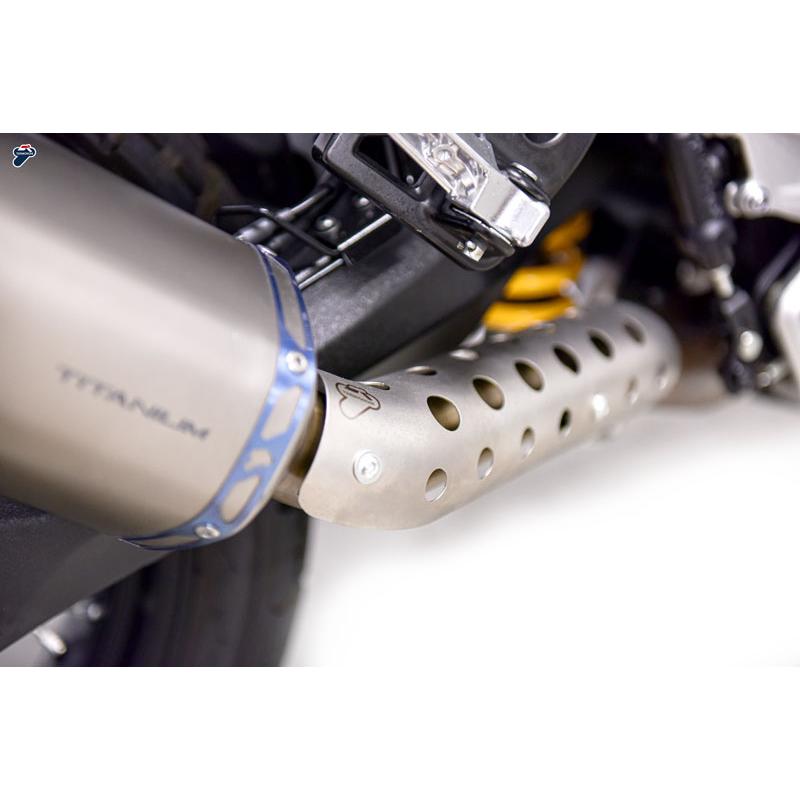 Y131 TERMIGNONI YAMAHA TENERE700(テネレ700）20-21 スリップオン チタン・サイレンサー 【ステンレスパイプ】の画像