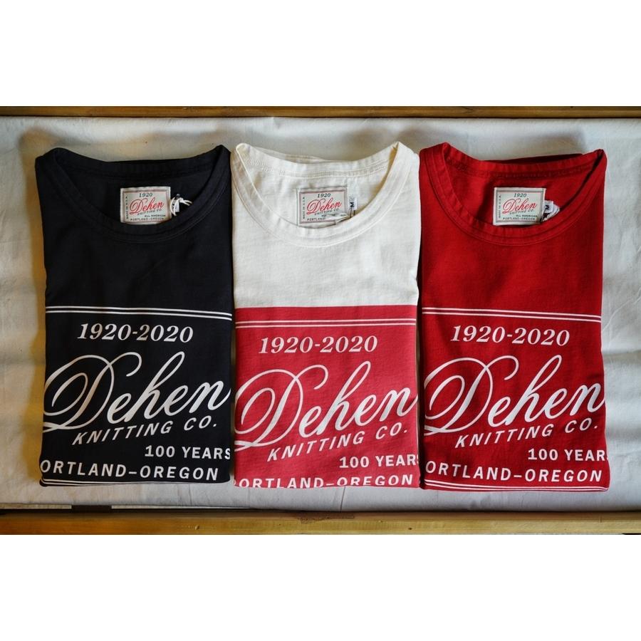 Dehen1920 創業100周年限定スクリーンプリント Tシャツ レッド POLO RALPH LAUREN Dehen 1920(デーヘン) 創業100周年 限定