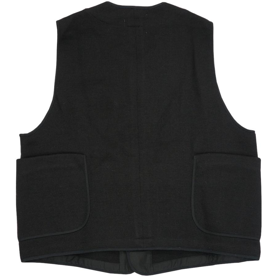 Dehen 1920(デーヘン) ウール ユーティリティ ベスト ブラック メンズ Knit Utility Vest Black 