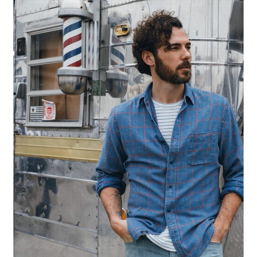 RRL Ralph Lauren FAHERTY BRAND (ファリティ ブランド) ボーダー T 