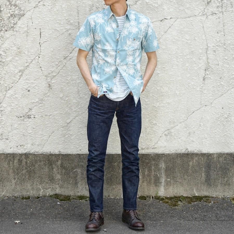 Faherty Brand ファリティ ブランド オーガニックコットン フローラル 半袖 シャツ ターコイズ メンズ Fahngrblusst19 Garyu 通販 Yahoo ショッピング