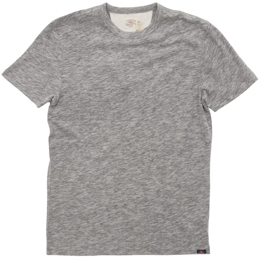 Faherty Brand ファリティ ブランド スラブ生地 クルーネック Tシャツ 霜降りグレー メンズ Faiemogy Garyu 通販 Yahoo ショッピング