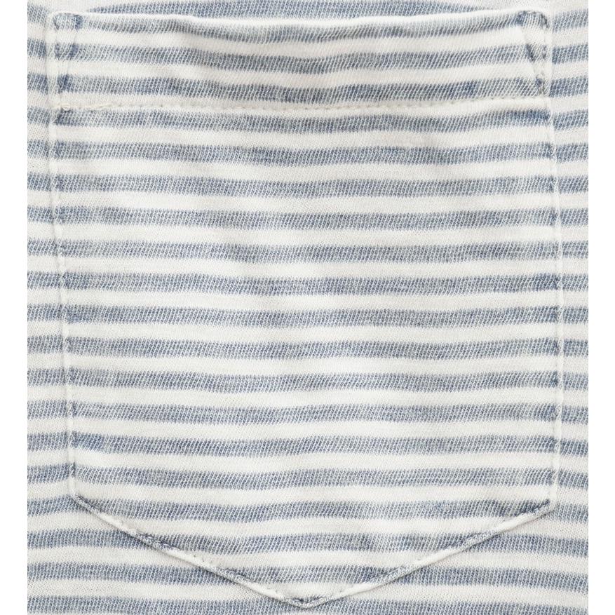 FAHERTY BRAND ボーダー ポケット Tシャツ ソルトウォッシュ RRL Ralph Lauren FAHERTY BRAND (ファリティ ブランド) 本藍