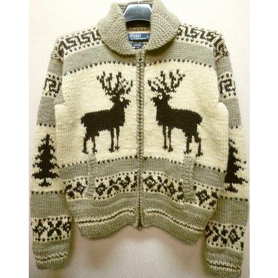 ラルフローレン（Ralph Lauren） フルジップカウチンセーター