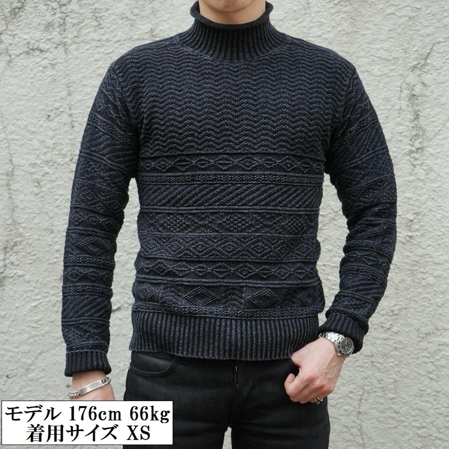 RRL Ralph Lauren (ダブルアールエル) コットン ロールネック RRL Ralph Lauren (ダブルアールエル) コットン ロールネック