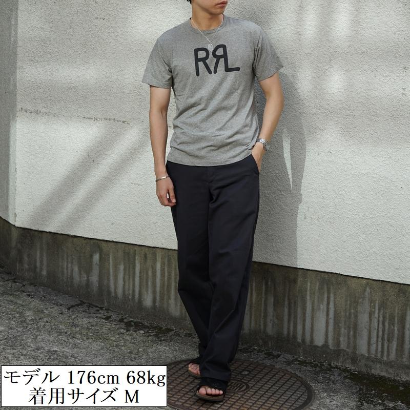 RRL Ralph Lauren (ダブルアールエル) ロゴ クルーネック Tシャツ 
