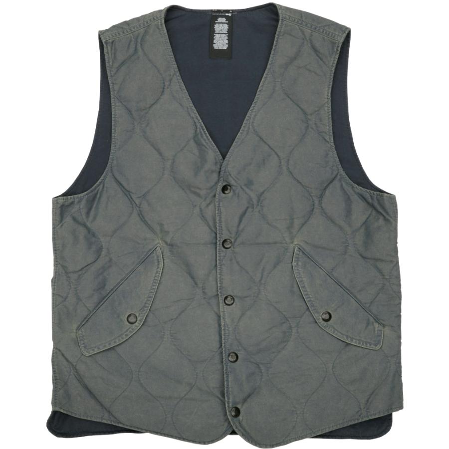 新品*RRL*キルテッド インディゴ デニム ベスト *M　ダブルアールエル RRL - 新品*RRL*キルテッド インディゴ デニム ベスト *M ダブル